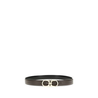 Ferragamo Brown Calf Leather Bos Taurus Regular Belt