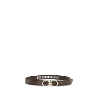 Ferragamo Brown Calf Leather Bos Taurus Regular Belt