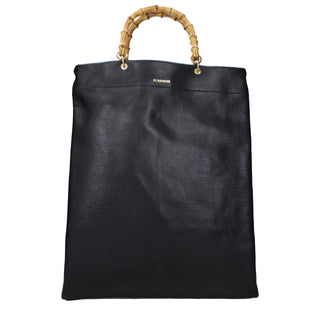 Jil Sander Black Leather Handbag
