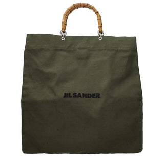 Jil Sander Green Fabric Handbag