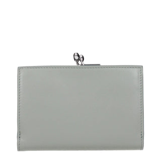 Jil Sander Green Leather Wallet