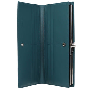 Jil Sander Blue Leather Wallet