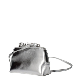 Jil Sander Gray Leather Crossbody Bag