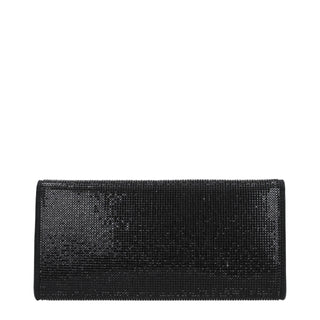Roberto Cavalli Black Leather Clutch Bag