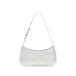 Jacquemus White Calf Leather Bos Taurus Shoulder Bag