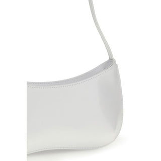 Jacquemus White Calf Leather Bos Taurus Shoulder Bag
