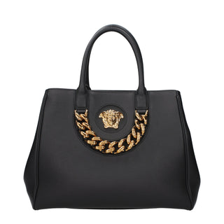 Versace Black Leather Handbag