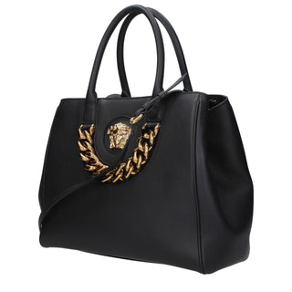 Versace Black Leather Handbag