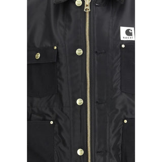 Sacai Black Cotton Bomber