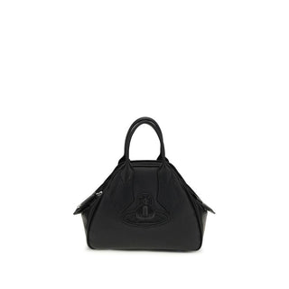 Vivienne Westwood Black Calf Leather Bos Taurus Shoulder Bag