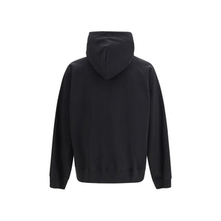 Sacai Black Cotton Sweatshirt