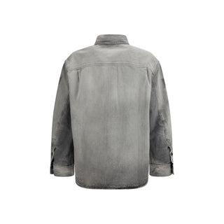 Off-White Gray Denim Shirt