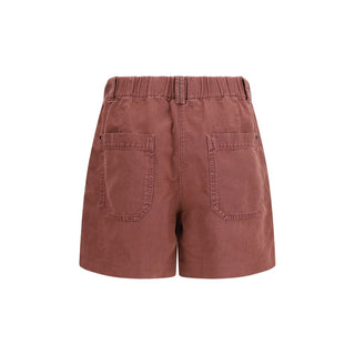 Brunello Cucinelli Brown Cotton Bermuda Shorts