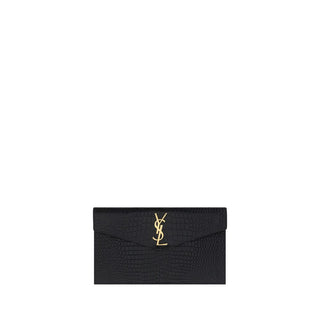 Saint Laurent Black Calf Leather Bos Taurus Accessories