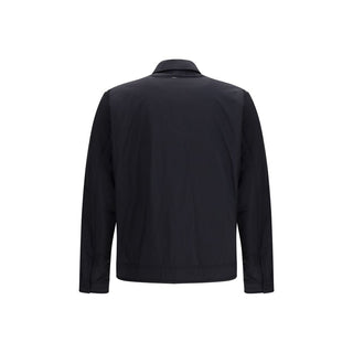 Herno Black Nylon Coat