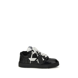Off-White Multicolor Calf Leather Bos Taurus Athletic Sneakers