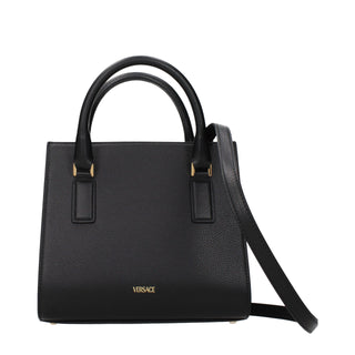 Versace Black Leather Handbag