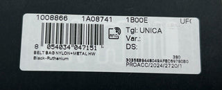 Versace Medusa Black Nylon Belt Bag Waist Fanny Pack Purse