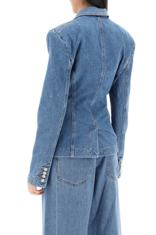 Magda Butrym single-breasted jacket in denim