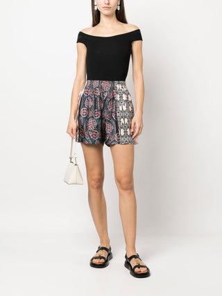 Erika Cavallini Semi-Couture Shorts MultiColour