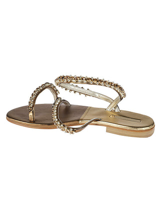 Emanuela Caruso Sandals Golden