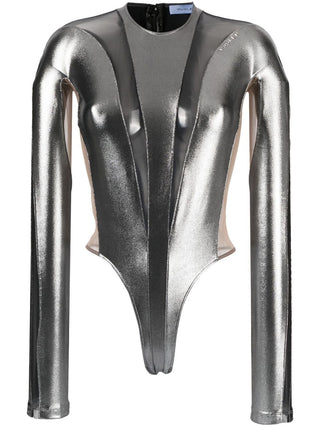 MUGLER Top Silver