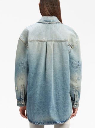 Palm Angels Jackets Blue