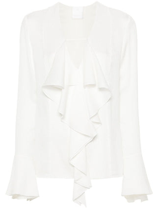 Givenchy Shirts White Shirts 110199816---ss24---givenchypre---bw617j14w0100 Givenchy