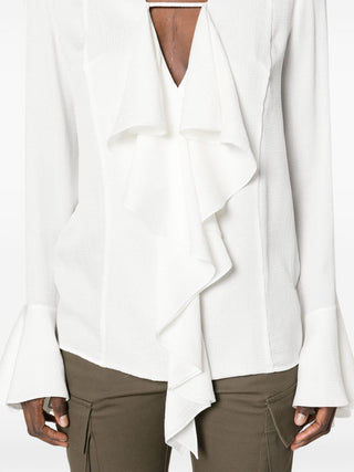 Givenchy Shirts White Shirts 110199819---ss24---givenchypre---bw617j14w0100_3_p Givenchy