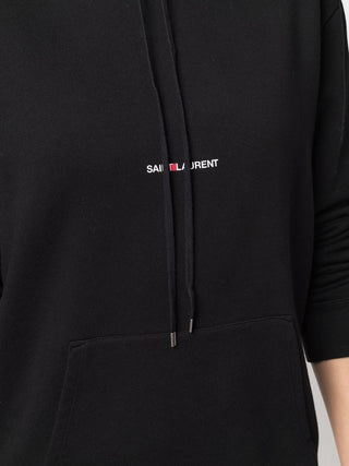 Saint Laurent Logo Print Hoodie