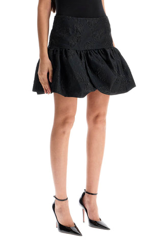 Rotate jacquard mini skirt