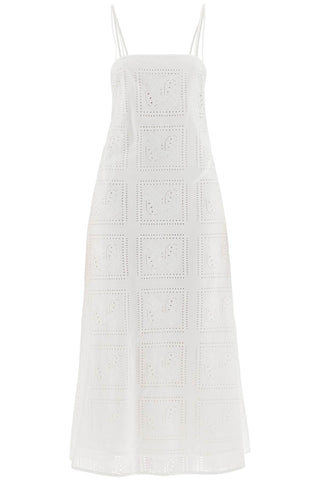 Tory Burch midi lace dress in seven