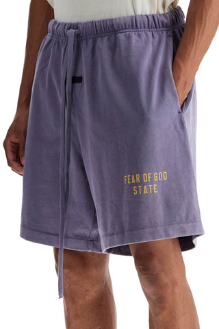 Fear Of God ESSENTIALS heavy jersey soccer shorts