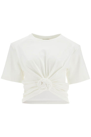 Magda Butrym knotted t-shirt