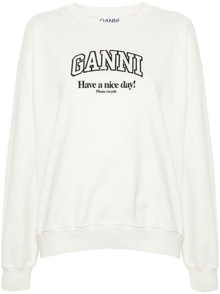 GANNI Sweaters White