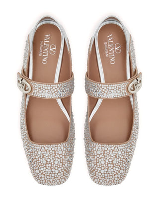 Valentino Garavani Flat shoes Silver