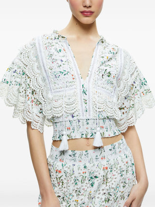 Alice + Olivia Top White