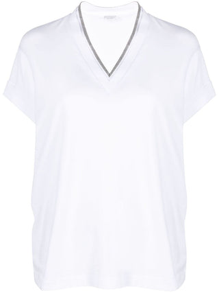 Brunello Cucinelli T-shirts and Polos White