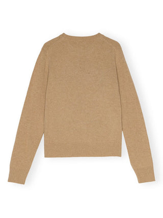 GANNI Sweaters Beige