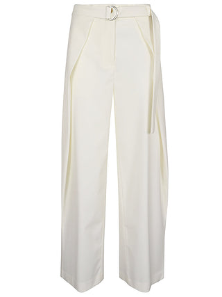 Erika Cavallini Semi-Couture Trousers White