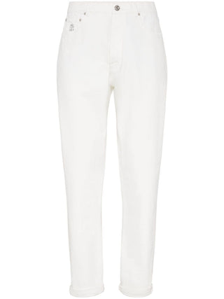 Brunello Cucinelli Jeans White