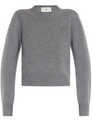 Ami Paris Sweaters Grey