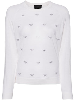 Emporio Armani Sweaters White