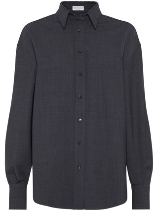 Brunello Cucinelli Shirts Grey