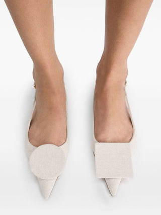 JACQUEMUS Flat shoes Grey