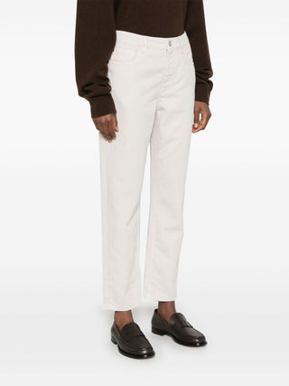 Brunello Cucinelli Trousers White