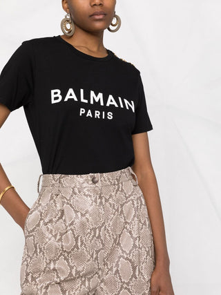 Balmain T-shirts and Polos Black