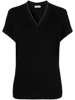 Brunello Cucinelli T-shirts and Polos Black