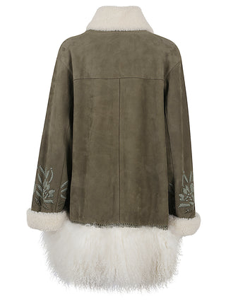 Ermanno Scervino Coats Green