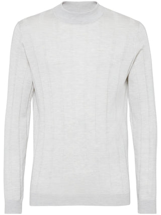 Brunello Cucinelli Sweaters Light Grey